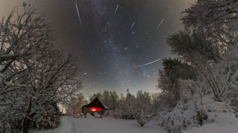 Dnes v noci bude vrcholiť meteorický roj Geminidy. Najlepšia viditeľnosť bude po polnoci